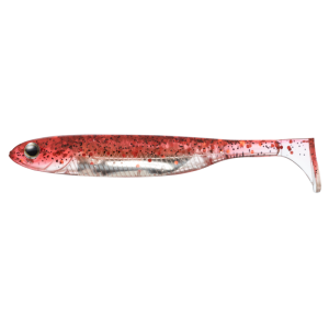 GUMA FISH ARROW FLASH-J SHAD 4 PLUS SW #124 RED/SILVER