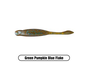 GUMA X ZONE LURES HOT SHOT MINOW 3,25 GREEN PUMPKIN BLUE FLAKE