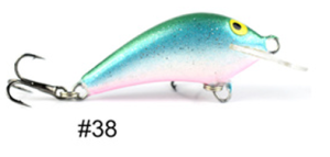 WOBLER SIEK RÓŻANKA 4CM 2.5G #38 PŁYWAJĄCY