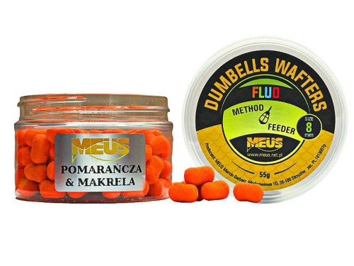 DUMBELLS MEUS WAFTERS 8MM POMARAŃCZA MAKRELA