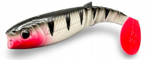 GUMA SAVAGE GEAR CANNIBAL SHAD 10CM 9G WHITE RED