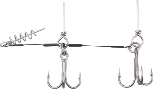 SYSTEMIK DRAGON DO ZBROJENIA GUM SOFT LURES PIKE RIG 1/0 20KG 8CM