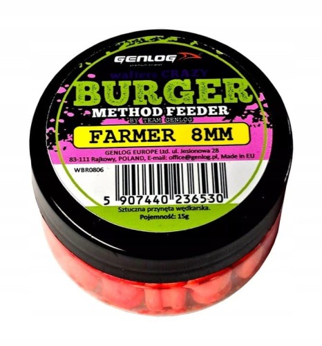 WAFTERS GENLOG BURGER CRAZY FARMER 8MM