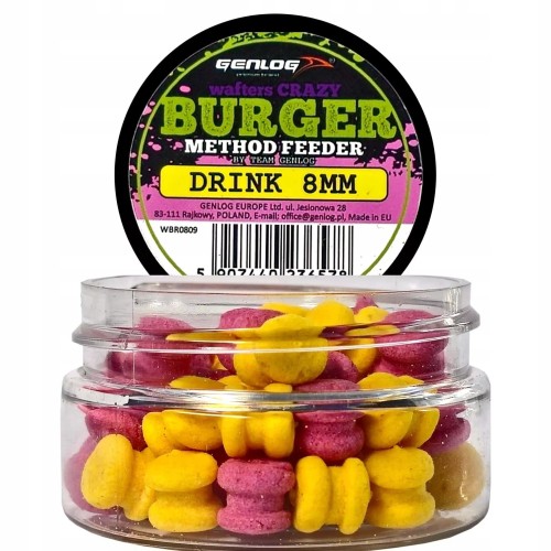 WAFTERS GENLOG BURGER CRAZY DRINK 8MM