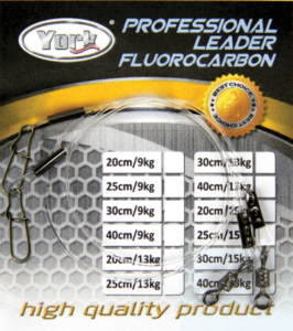 PRZYPON YORK FLUOROCARBON 13KG 25CM 2SZT