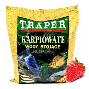 ZANĘTA TRAPER KARPIOWATE-STOJĄCE 2,5KG TRUSKAWKA