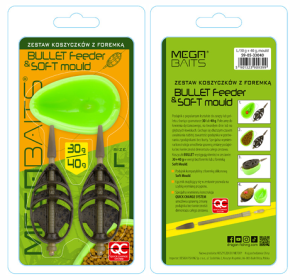 ZESTAW KOSZYKÓW MEGABAITS DO METODY Z FOREMKĄ BULLET 2SZT+ 1SZT L 30G+40G
