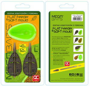 ZESTAW KOSZYKÓW MEGABAITS DO METODY Z FOREMKĄ FLAT 2SZT+ 1SZT L 30G+40G