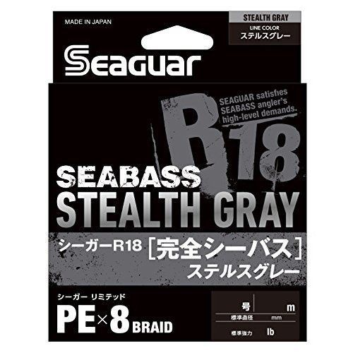 PLECIONKA SEAGUAR R18 KANZEN SEABASS STEALTH GRAY 200M 1.2Gou