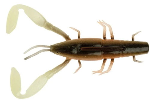 GUMA FOX RAGE ULTRA UV CRITTERS HOT OLIVE 7CM 2.75"
