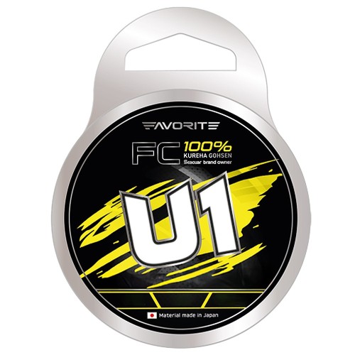 FLUOROCARBON FAVORITE U1 FC 50M NR1,75/0,22MM 7,6LB/3,46KG