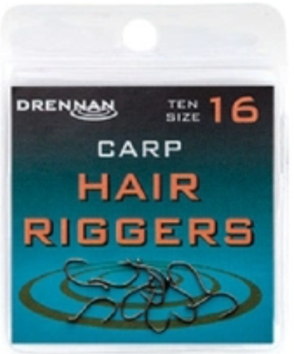 HACZYKI DRENNAN CARP HAIR RIGGERS BEZZADZIOROWE #16 10SZT