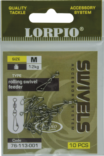 KRĘTLIK Z AGRAFKĄ LORPIO FEEDER S 10SZT