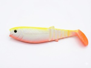 GUMA SAVAGE GEAR CANNIBAL 10CM 9G WHITE YELLOW 1SZT