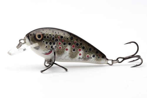 WOBLER SALMO BUTCHER 5 HOLO BROWN TROUT FLOATING