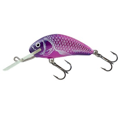 WOBLER SALMO HORNET 3 UV PURPLE PŁYWAJĄCY