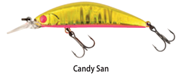 WOBLER ILLEX JACKALL TRICOROLL GT 56 MD-F CANDY SAN