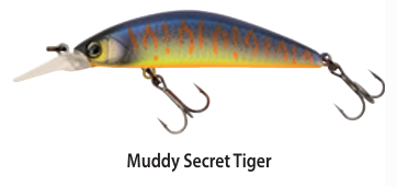 WOBLER ILLEX JACKALL TRICOROLL GT 56 MD-F MUDDY SECRET TIGER