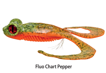GUMA GUNKI BULL FROG 130 FLUO CHART PEPPER 34G