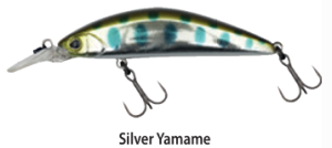 WOBLER ILLEX JACKALL TRICOROLL GT 56 MD-F SILVER YAMAME