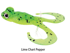 GUMA GUNKI BULL FROG 130 LIME CHART PEPPER 34G