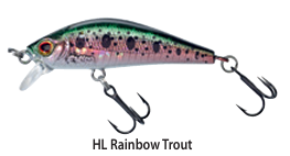 WOBLER GUNKI GAMERA 39 F HL RAINBOW TROUT