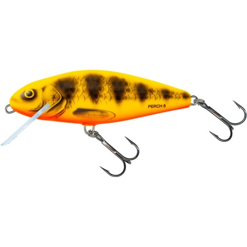WOBLER SALMO PERCH 8 YELLOW RED TIGER PŁYWAJĄCY