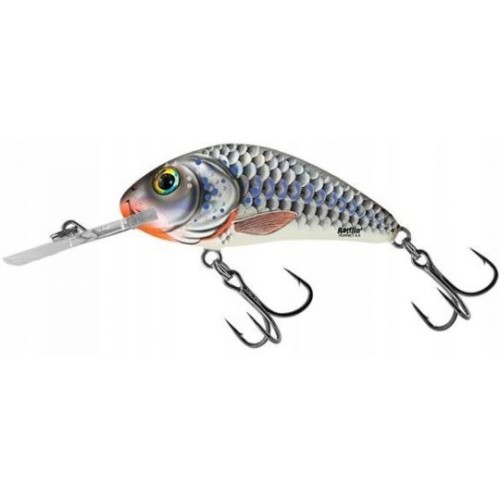 WOBLER SALMO RATTLIN'HORNET 5,5 SILVER HOLOGRAPHIC SHAD PŁYWAJĄCY