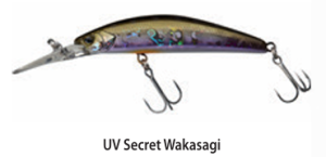 WOBLER ILLEX JACKALL TRICOROLL GT 72 DR-F UV SECRET WAKASAGI