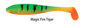 GUMA ILLEX MAGIC SLIM SHAD 3" MAGIC FIRE TIGER