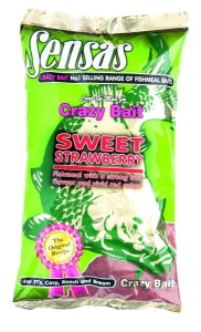 ZANĘTA SENSAS CRAZY BAIT SWEET STRAWBERRY 1KG