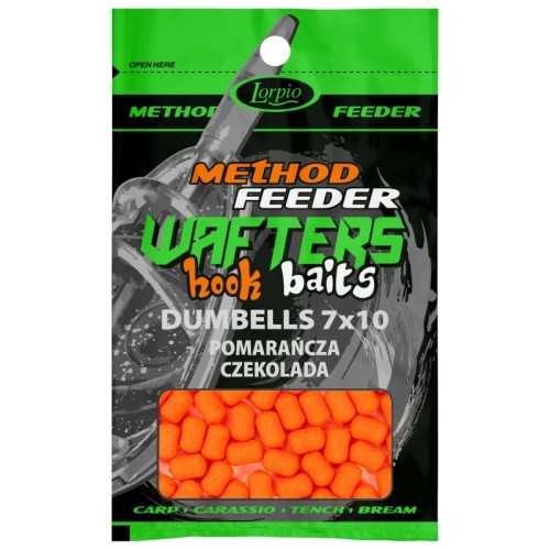 WAFTERS LORPIO METHOD FEEDER 7X10MM POMARAŃCZA CZEKOLADA