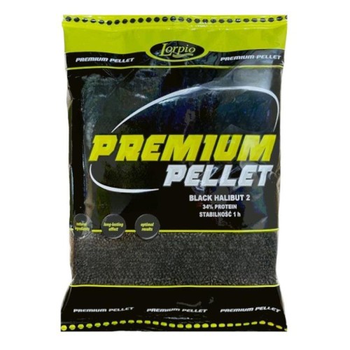 PELLET LORPIO BLACK HALIBUT 2MM 700G