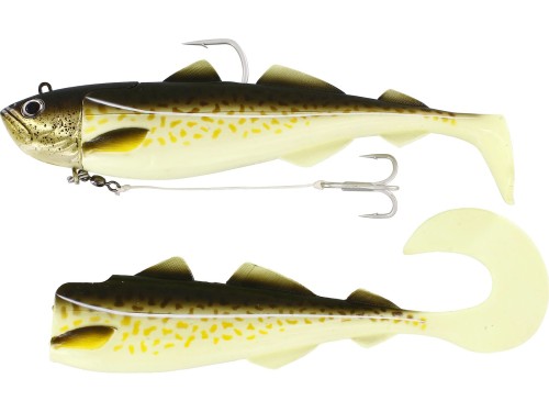 PRZYNĘTA WESTIN CRAZY DAISY JIG 400G 27CM GLOW GADUS #8/0+#3/0 1+2PCS