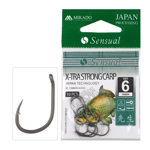HACZYKI MIKADO SENSUAL X-TRA STRONG CARP ROZ.10 SZT.10