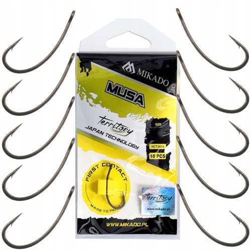 HACZYKI MIKADO TERRITORY MUSA NR6 POKRYTY TEFLONEM