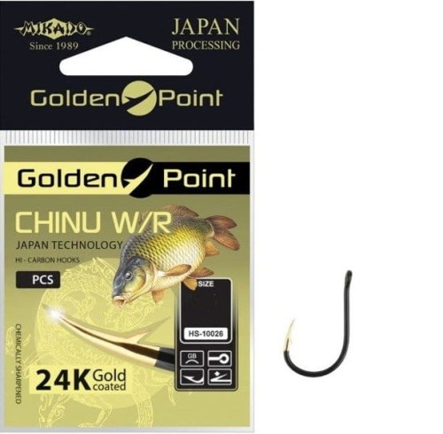 HACZYKI MIKADO GOLDEN POINT CHINU W\R NR 8 SZT 10