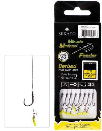 HACZYKI MIKADO PUSH STOP DO METODY NR 6 MM 0,16 MM SZT 8