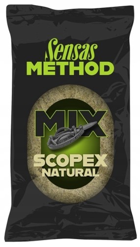 ZANĘTA SENSAS METHOD MIX NATURAL SCOPEX 1KG