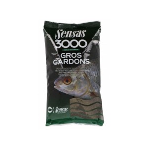 ZANĘTA SENSAS 3000 GROS GARDONS FINE MUTURE NOIR 1KG