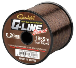 ŻYŁKA GAMAKATSU G-LINE ELEMENT DARK BROWN 0,35MM 925M 9,6KG/21LBS