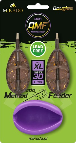 KOSZYCZEK METHOD FEEDER DOUGLAS Q.M.F. SET XL KOMPLET 2x80g + FOREMKA