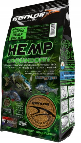 Zanęta genlog hemp konopia leszcz 1kg