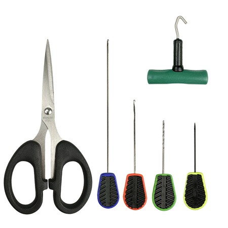 ZESTAW IGIEŁ I WIERTEŁ YORK NA BLISTRZE Z NOŻYCZKAMI