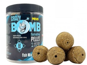 PELLET CRAZY BOMB MEUS 32MM FISH MIX 550G