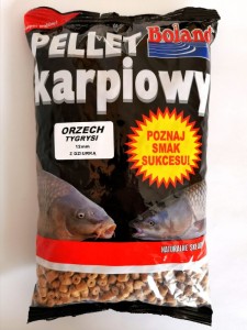 PELLET BOLAND ORZECH TYGRYSI 12MM Z DZIURKĄ 1KG