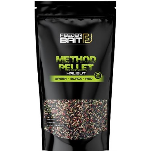 PELLET FEEDER BAIT HALIBUT GREEN&BLACK&RED 2MM