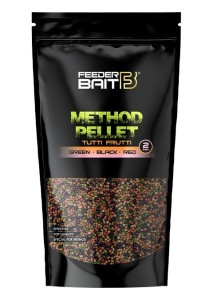 PELLET FEEDER BAIT TUTTI FRUTTI GREEN&BLACK&RED 800G