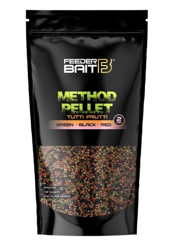 PELLET FEEDER BAIT TUTTI FRUTTI GREEN&BLACK&RED 800G