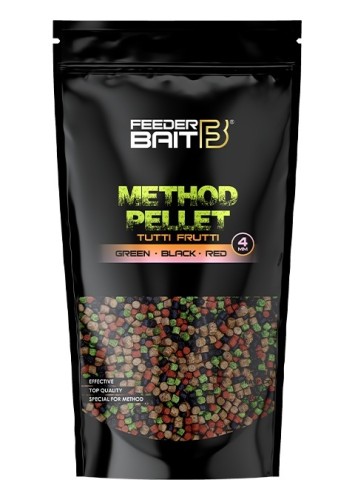 PELLET FEEDER BAIT 4MM TUTTI FRUTTI GREEN & BLACK & RED
